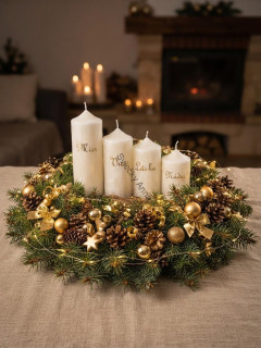 Set adventných sviečok