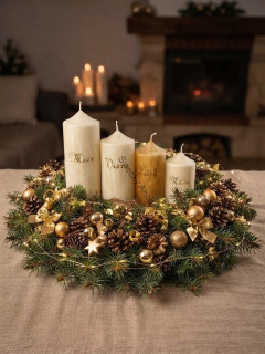 Set adventných sviečok 2